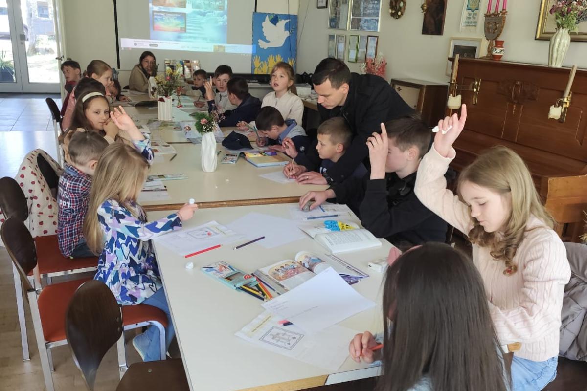 Катехитична зустріч з дітьми парафії у м. Бамберг