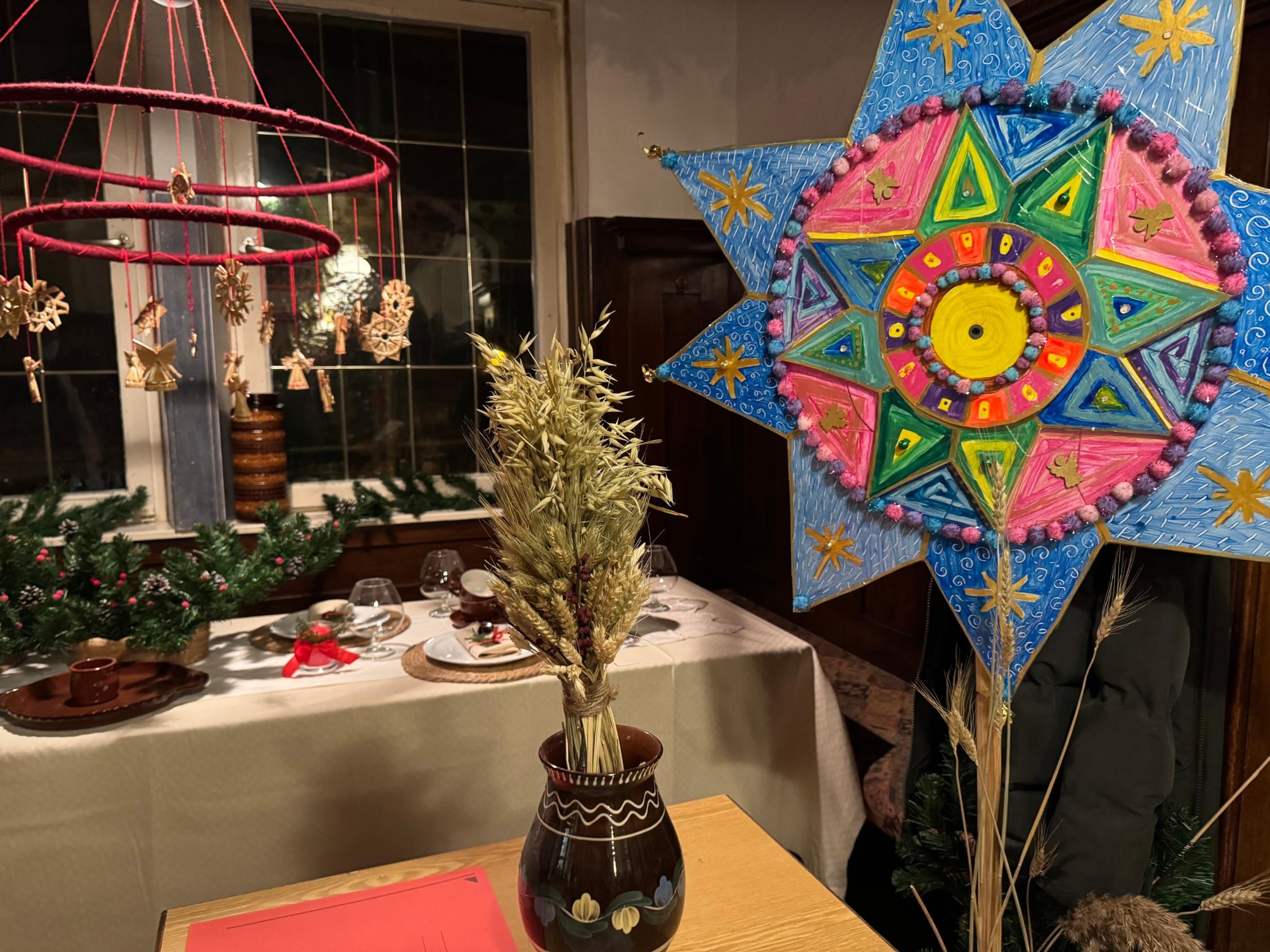 Інтерʼєр українського різдвяного простору в Байройті