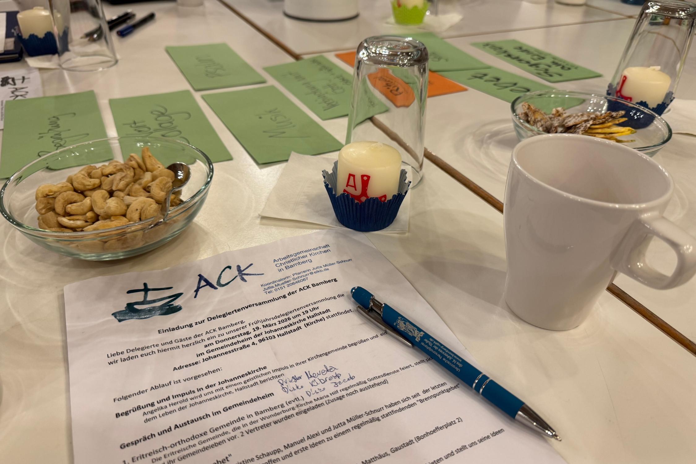 Представлення і обговорення порядку денного робочої зустрічі делегатів АСК у Бамберзі