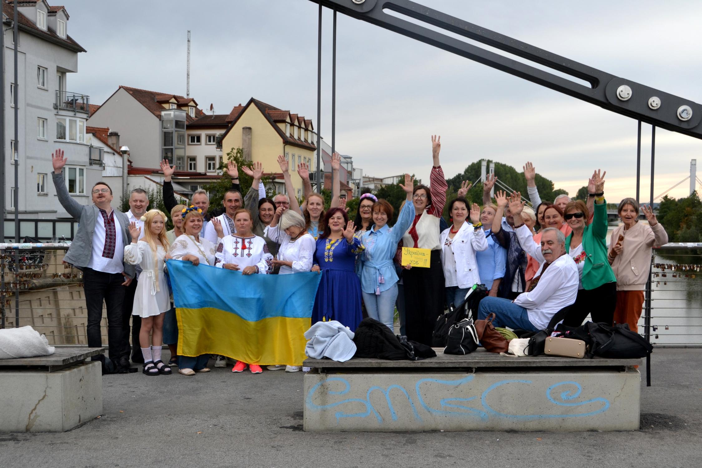 Українська громада м. Бамберг у 35-ту річницю Незалежності України