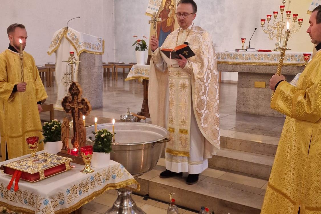 Чин йорданського водосвяття в українській громаді міста Вюрцбург