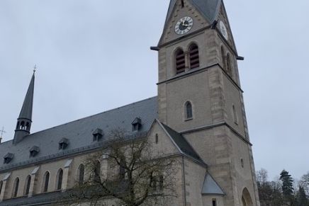 Außenansicht der Kirche in Kulmbach